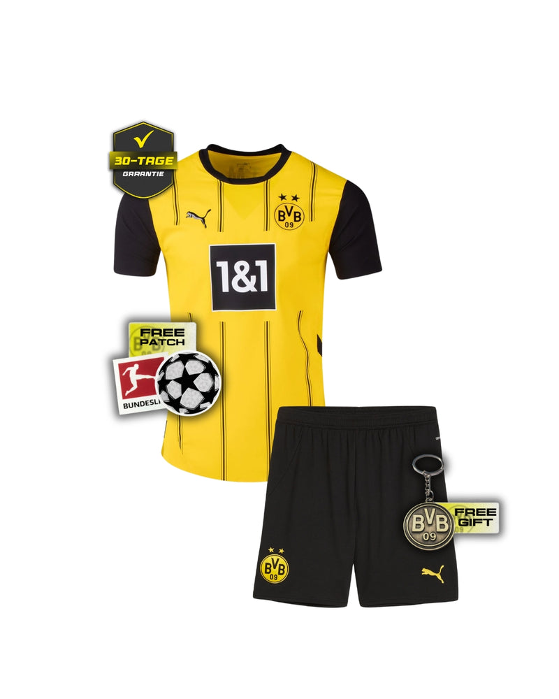 Borussia Dortmund Kids Kit Home Jersey + Shorts 24/25