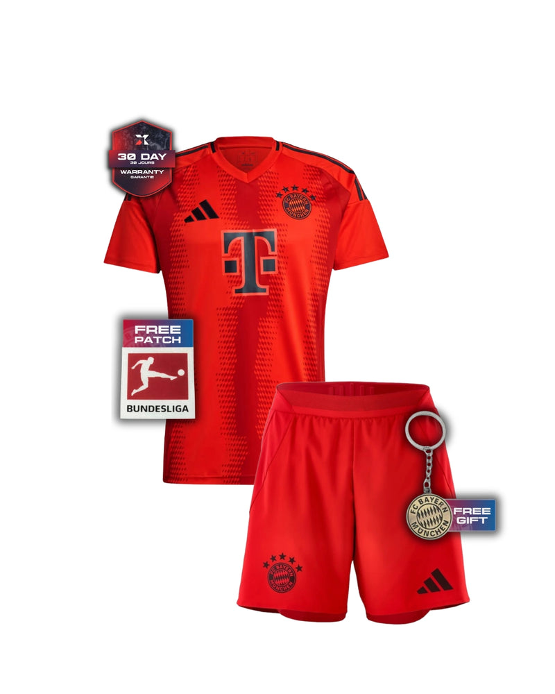 Bayern Munchen Kids Kit Home Jersey + Shorts 24/25