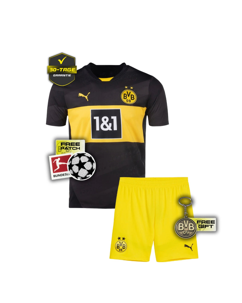 Borussia Dortmund Kids Kit Away Jersey + Shorts 24/25