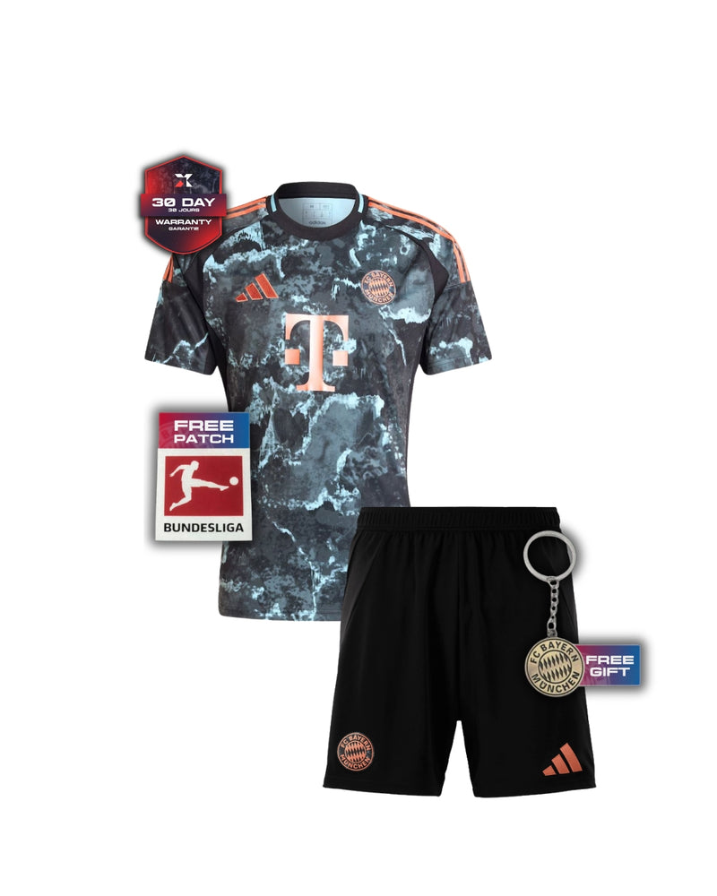 Bayern Munchen Kids Kit Away Jersey + Shorts 24/25