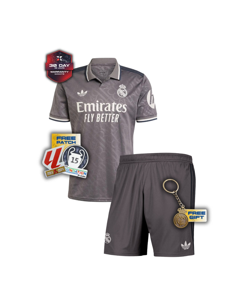 Real Madrid Kids Kit Third Jersey + Shorts 24/25