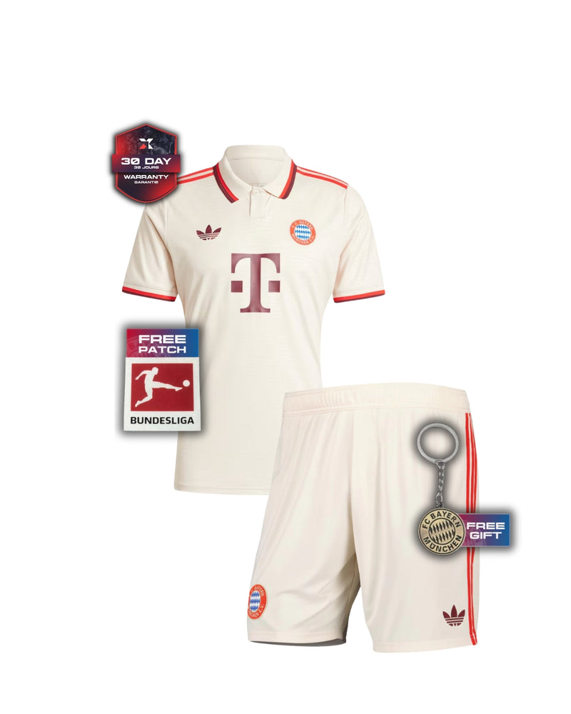 Bayern Munchen Kids Kit Third Jersey + Shorts 24/25