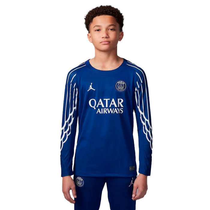 PSG Kids Kit Long Sleeve Fourth Jersey + Shorts 24/25