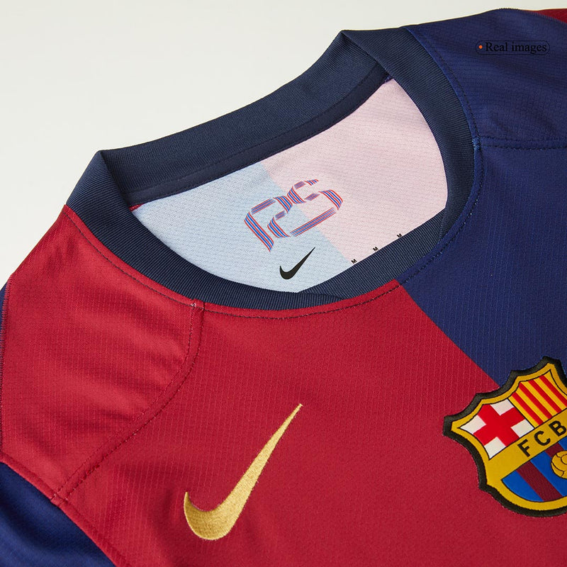 Barcelona Kids Kit Home Jersey + Shorts 24/25