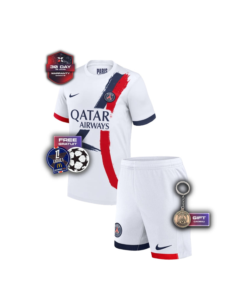 PSG Kids Kit Away Jersey + Shorts 24/25