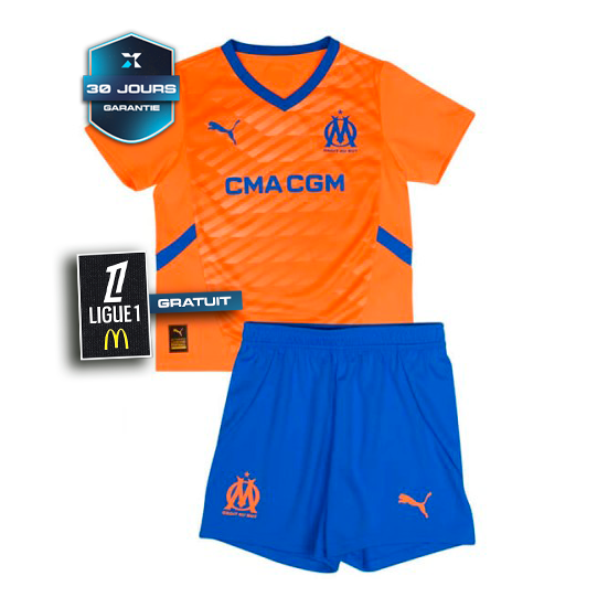 Marseille Kids Kit Third Jersey + Shorts 24/25