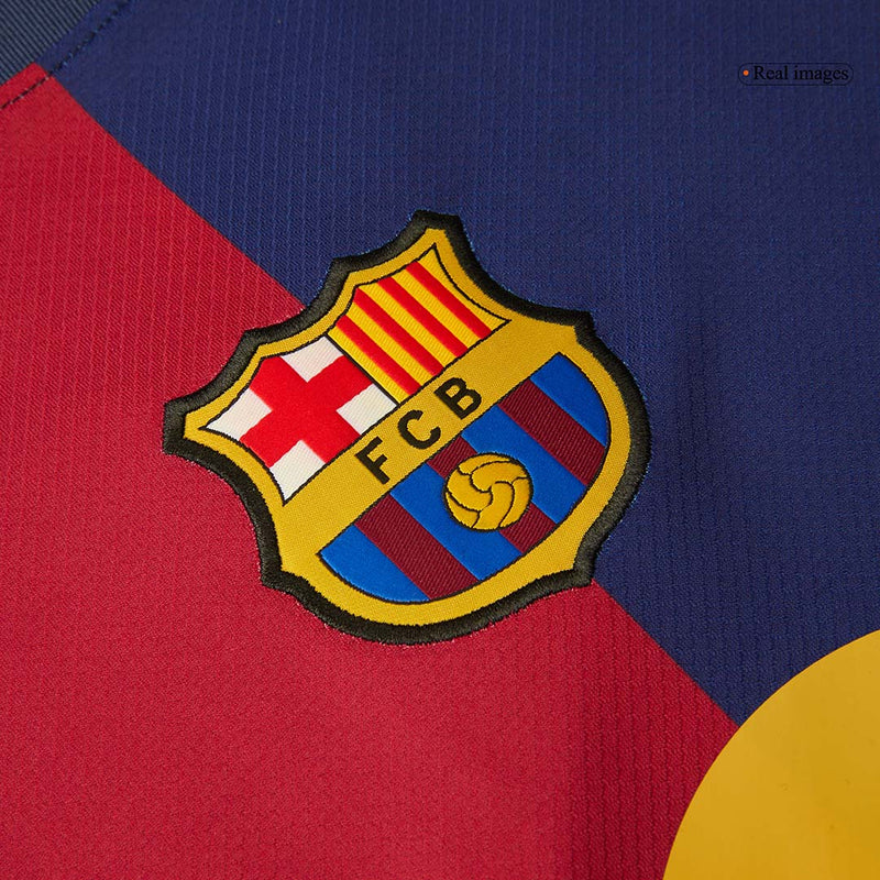 Barcelona Kids Kit Home Jersey + Shorts 24/25