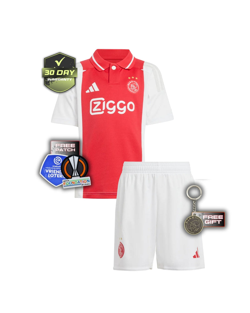 Ajax Kids Kit Home Jersey + Shorts 24/25