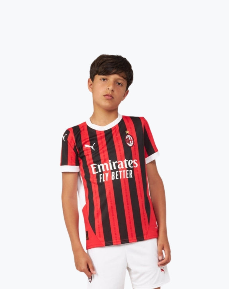 Ac Milan Kids Kit Home Jersey + Shorts 24/25