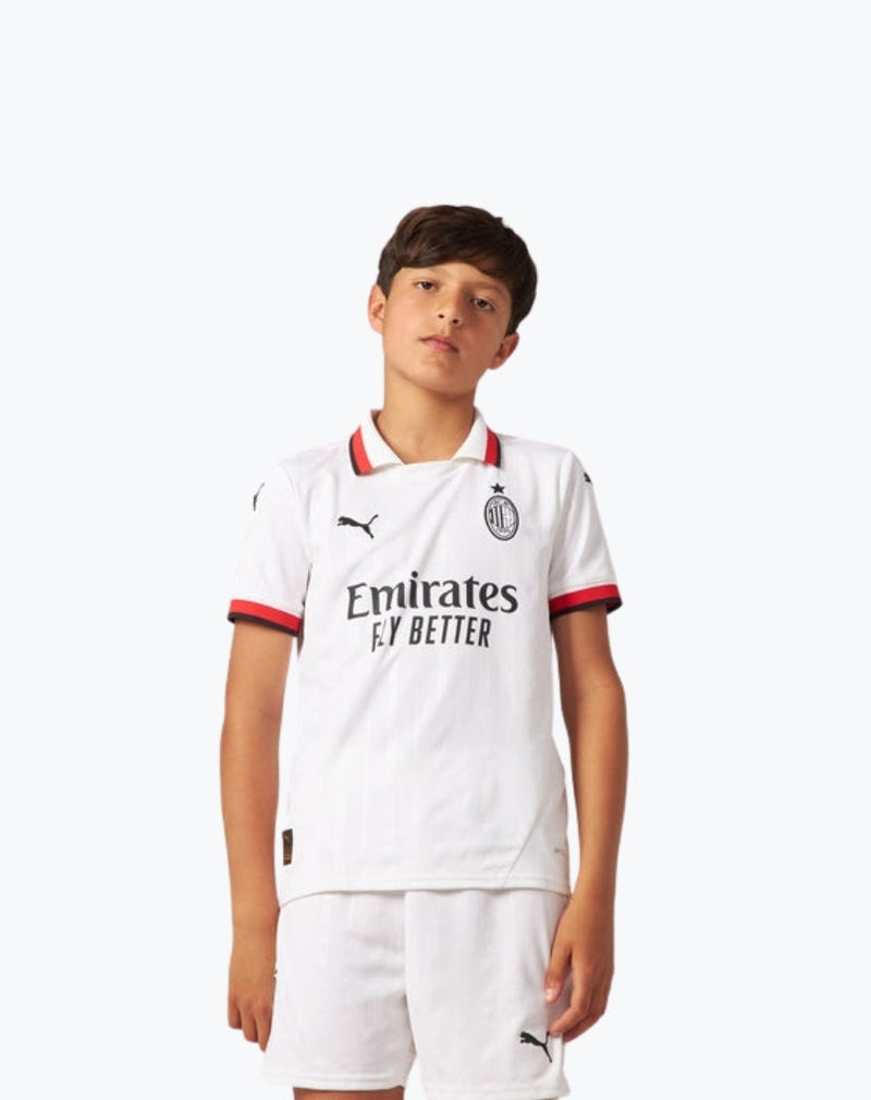 Ac Milan Kids Kit Away Jersey + Shorts 24/25