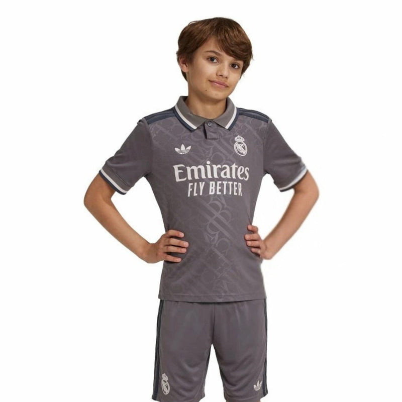 Real Madrid Kids Kit Third Jersey + Shorts 24/25