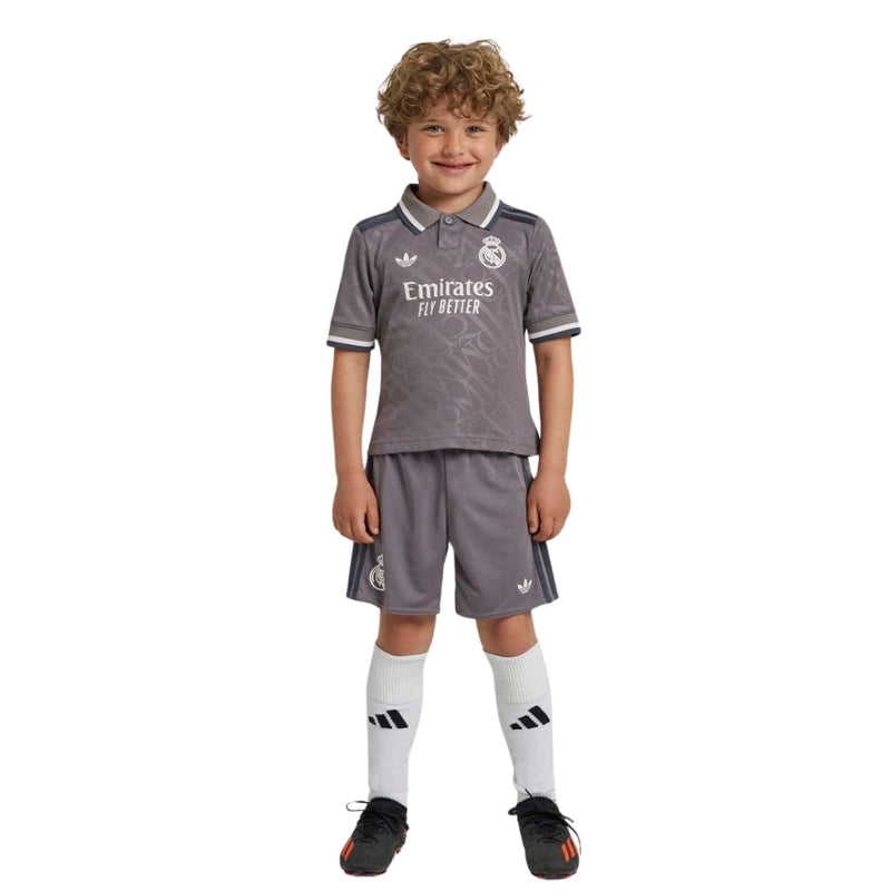 Real Madrid Full Kids Kit Third Jersey + Shorts + Socks 24/25