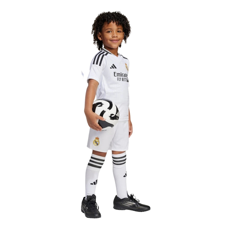 Real Madrid Full Kids Kit Home Jersey + Shorts + Socks 24/25