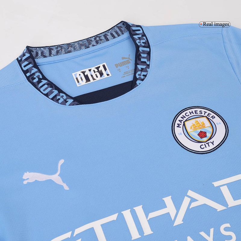 Manchester City Kids Kit Home Jersey + Shorts 24/25