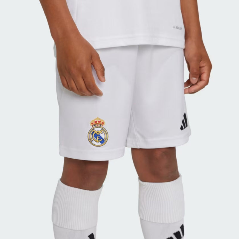 Real Madrid Full Kids Kit Home Jersey + Shorts + Socks 24/25