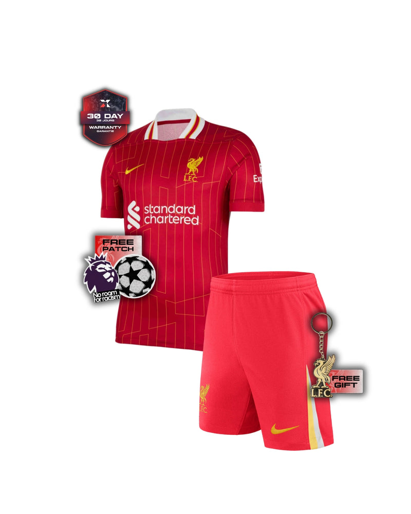 Liverpool Kids Kit Home Jersey + Shorts 24/25