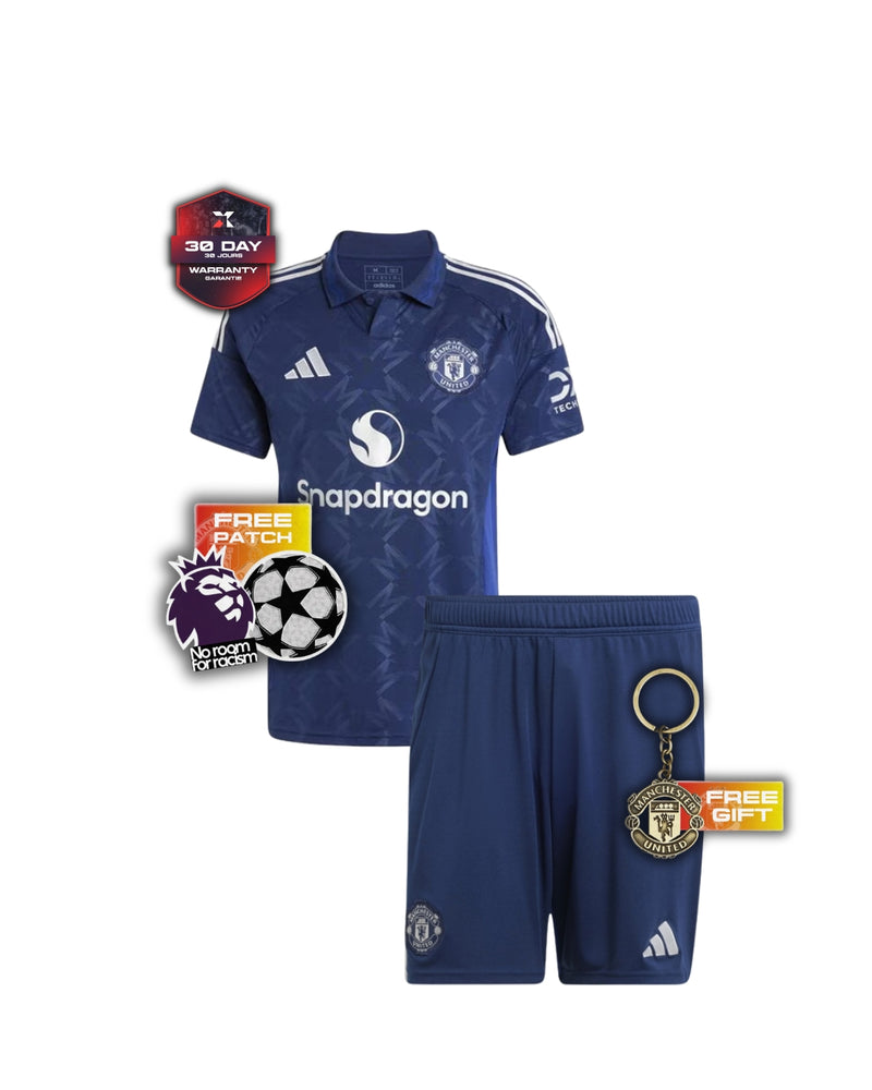 Manchester United Kids Kit Away Jersey + Shorts 24/25