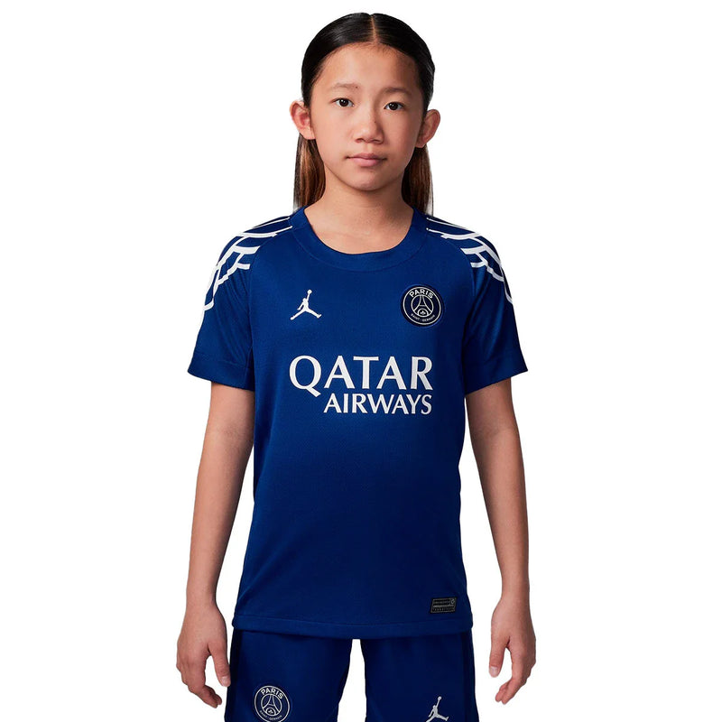 PSG Kids Kit Fourth Jersey + Shorts 24/25