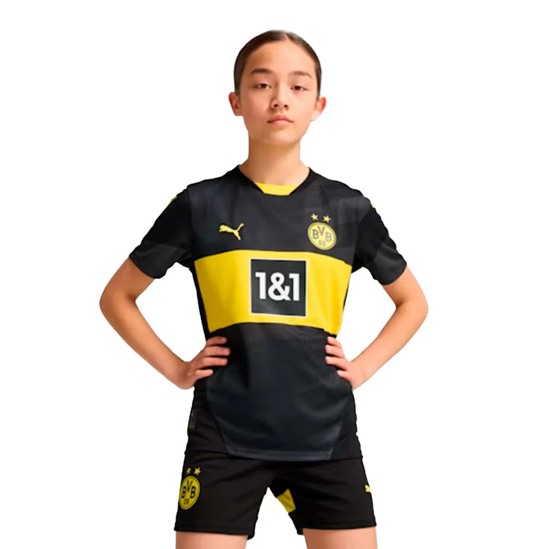 Borussia Dortmund Kids Kit Away Jersey + Shorts 24/25