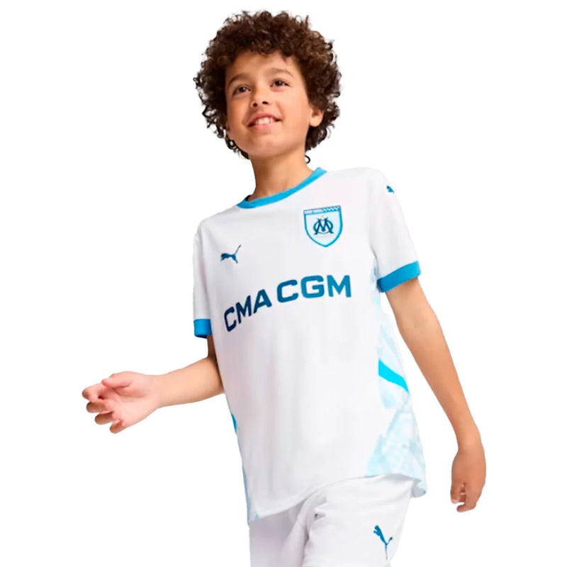 Marseille Kids Kit Home Jersey + Shorts 24/25