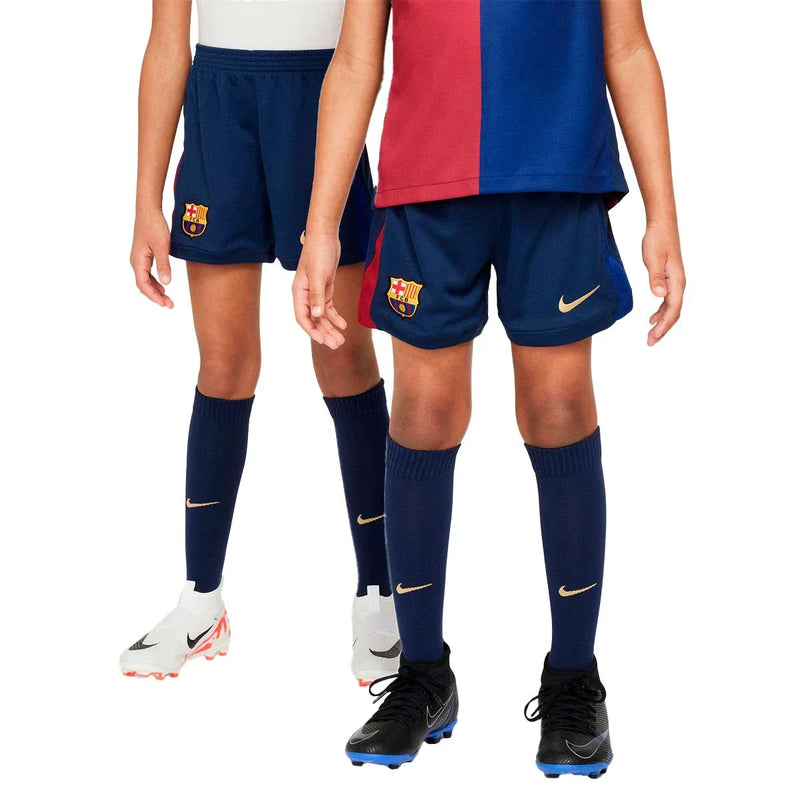 Barcelona Full Kids Kit Home Jersey + Shorts + Socks 24/25